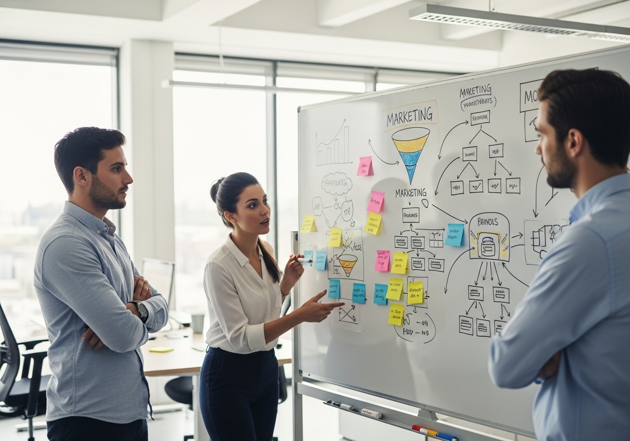 Executive project kickoff session with Highway 1 Digital strategists